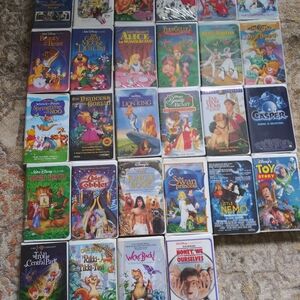 Lot Rare 28 The Neverending Story 1 The NeverEnding 2 Vhs Walt Disney Clamshell
